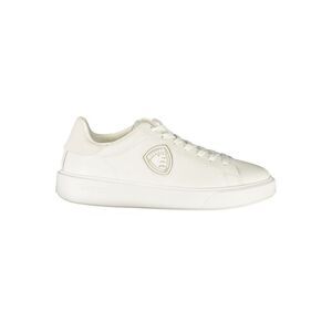 Blauer White Polyurethane Men's Men's Sneaker